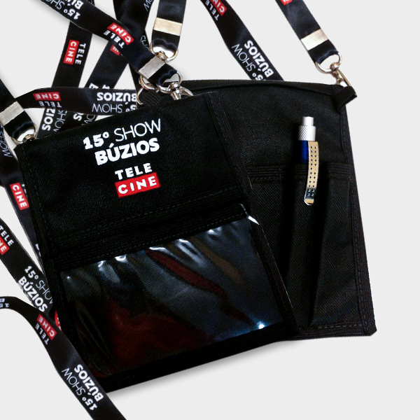 porta credencial tele cine