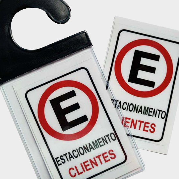 marcador tag de estacionamento