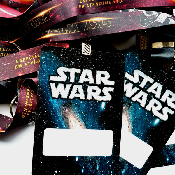 credencial semi sintética star wars